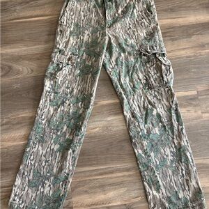 Vtg Mossy Oak Green leaf camo M